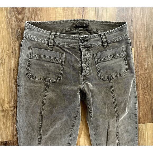 PrAna Women’s Straight Skinny Button Corduroy Pants Size 6 EUC - Picture 6 of 11